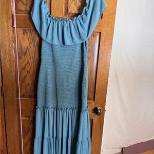 Baltic Born Teal Maxi Dress